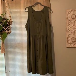 Old Navy green babydoll dress size 3x